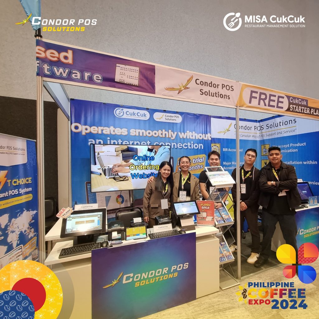 Condor POS Team at Philippine Coffee Expo Booth