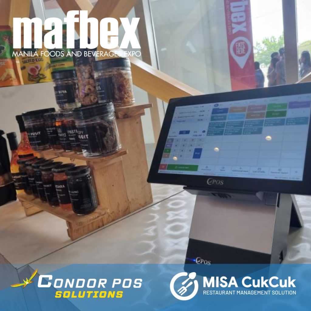 CukCuk POS Machine at MAFBEX Scoop