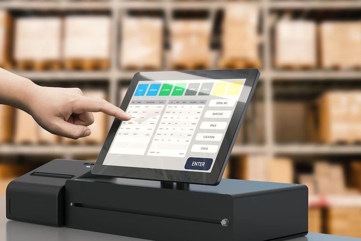 Best POS System for Pharmacy – A Hand Using A Touchscreen Point-Of-Sale System | Condor PH
